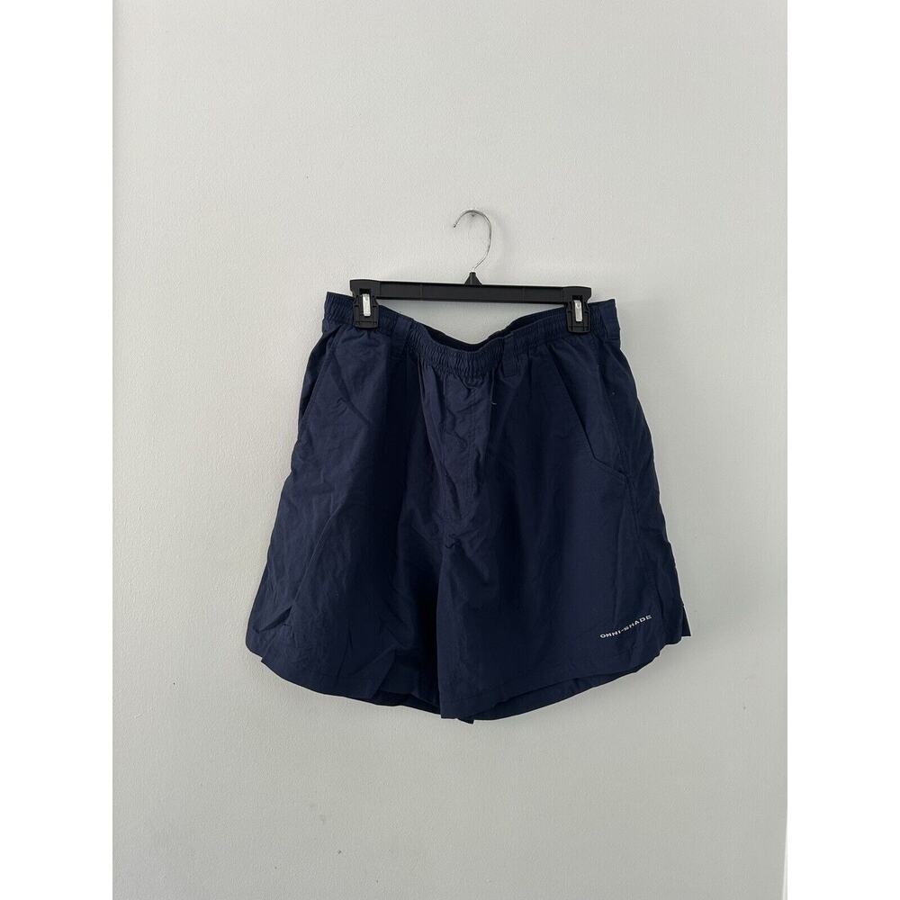 Columbia PFG Swim Trunks Blue Omni-Shade Fishing Shorts Mens Size Large